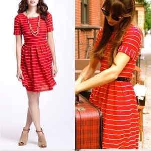 Anthropologie Bordeaux Red Dress - as seen on taylor swift